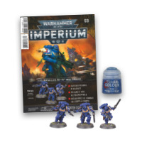 Le N°3 : Le fascicule + le kit et la peinture pour réaliser 3 Intercessors d’Assaut